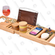 Bamboo Bathtub Tray | $25 | Amazon | Use Code 15COO94K